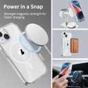 COOLQO Magnetic for iPhone 13 Mini Case [Compatible with MagSafe], with Tempered Glass Screen Protector, Military Grade Protection, Shockproof Protective Phone Case Cover for iPhone 13 mini, Clear (13 mini-5.4 inch)