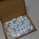 30 Pcs Mini Snowman Figurines, Miniature Christmas Figurines, Tiny Resin Snowman Decoration with Hat, Winter Ornaments for Crafts DIY Xmas Party Favor Stocking Stuffers (3 Styles)