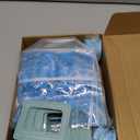 Amylove 30 Pcs Christmas Snowflake Clear Gift Bags with Handle Christmas Winter Transparent PVC Gift Bags with Ribbon Reusable Heavy Duty Totes for Xmas Birthday Wedding Bridal Shower Party Supplies