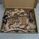 Heavy Duty Tactical Dog Harness for Large Dogs, No Pull Adjustable Pet Harness Reflective Service Training Easy Control Pet Vest Military K9 Working Dog Harnesses-X- Large, Desert Camo