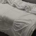 Marine Moon Twin Mattress Topper, Cooling Plush Pillow Top, 400TC, Extra Thick, Hotel Quality, Down Alternative, Fits Mattress Depths Up to 18" (Classic - Square White)