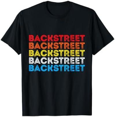 Retro Vintage Backstreet T-Shirt Size Medium, Black 