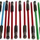 L LIFETIME Light Saber Pencils Party Favors 24 Pack Blue, Red, Green Pencils with 3D Eraser Tops Star Fan Goody Bag Supplies, Birthday Celebration Gifts for Kids, Teens & Adults