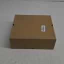 Coutgo Women's Fall Ankle Boots Shoes Chunky Block Stacked Heel Bow Tie Pointed Toe Dress Booties Side Zipper (10, Black)