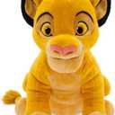 DISNEY STORE Official Simba Medium Soft Toy for Kids, Cuddly Character with Fuzzy Texture and Embroidered Details, Furry Mane and Tail Tuft, Disney Plushy Suitable for All Ages.