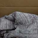 RECYCO Luxury Velvet Quilt Set King Size Bedding Sets, Ultra Soft Velvet Comforter Set, Lightweight Grid Box Stitch Oversized Bedspread Coverlet for All Season, with 2 Shams, Purple