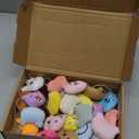 VISATOR 25pcs Mini Stuffed Animals Keychains– Small Plush Toys Bulk for Claw Machine Prizes, Christmas Party Favors for Kids, Classroom Rewards, Carnival Gifts, Goodie Bags, Easter & Birthday Gifts