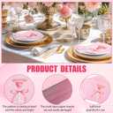 200 Pcs Pink Martini Cocktail Napkins 2 Ply a Tini Bit Older Birthday Decorations Disposable Paper Dinner Napkins Martini Party Supplies for Bachelorette Party Decorations