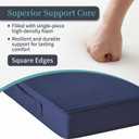 Outdoor Chair Cushions Set of 4, Navy 19"x19"x3"