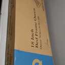 Hafenpo 18 Inch Queen Bed Frame - Sturdy Metal Platform Queen Size, No Box Spring Needed, Heavy Duty, Easy Assembly, Strong Bearing Capacity, Under Bed Storage, Black