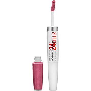 Maybelline Super Stay 24, 2-Step Liquid Lipstick Makeup, Long Lasting Highly Pigmented Color with Moisturizing Balm, Blush On, Pink, 1 Count