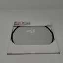 18-in W x 18-in H Metal Frame Round Wall Mirror in Black