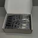 Classic City Train Tracks, 54 Pieces Railroad Track with 32 Curved, 20 Straight and 2 Switch Train Tracks, Train Expansion Accessories Compatible with All Major Train Tracks