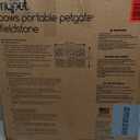 MYPET North States Paws Portable Pet Gate: 26-40" Wide. Pressure Mount. No Tools Needed. Made in USA, 23" Tall, Expandable, Durable Dog Gates for Doorways, Fieldstone Gray