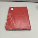 Antbox Case for iPad mini 7 A17 Pro, iPad mini 7th/6th Generation Case (2024/2021) with Pencil Holder Vegan Leather Smart Cover with Auto Sleep/Wake Stand Function (Red)