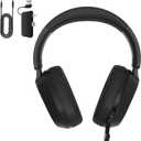 Gvyugke Wireless Gaming Headset for Xbox Series X/S, Xbox One, PS5, PC, Mac, Bluetooth 6.0 Gaming Headphones with Flip-to-Mute Noise-Canceling Mic, Foldable, 3D Surround Sound, 45H Battery - Black