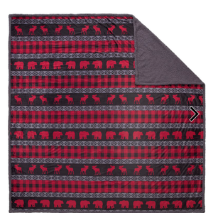 White River Home Giant Berber Throw Blanket - Moose Plaid100% polyester berber fleece throw
A large throw that's ideal for cozying up with loved ones
7.5'L x 7.5'W,- fits a queen bed
Great for on-the-go warmth - packs and carries easily with removabl