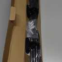 Curtain Rods for Windows No Drilling 30 to 45 Inch, 5/8 Inch Diameter Drapery Rods, No drill Curtain Rod Set with 3M Self Adhesive Curtain Rod Holders for Bedroom,Living Room,Kitchen, White, 30"-45"