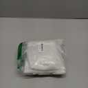 NICETOWN White Sheer Kitchen Curtains 30 inch Long, Grommet Semi Sheer Linen Blend Short Window Treatments Causal & Rustic Privacy Cafe Curtains, W29 x L30, 2 Panels