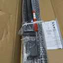 3-Step Outdoor Stair Railing: Black Wrought Iron Handrail for 2 to 3 Steps - Porch Stairs Hand Rail Railings Kit