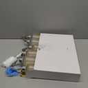 novelinks 6 Pack 27OZ Frosted Water Bottles with Stainless Steel Silver Lid,Leakproof Gym Bottles, Reusable Sport Water Jug for Fitness Camping Office