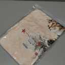 MNASAIOO Christmas Tree Cat Tabby Decorative Throw Pillow Covers Set of 2, Cute Pillows Covers for Cat Lovers Owners, Rustic Beige Winter Snowflake Pillow Cases Decor for Couch Bedroom Holiday 18x18in