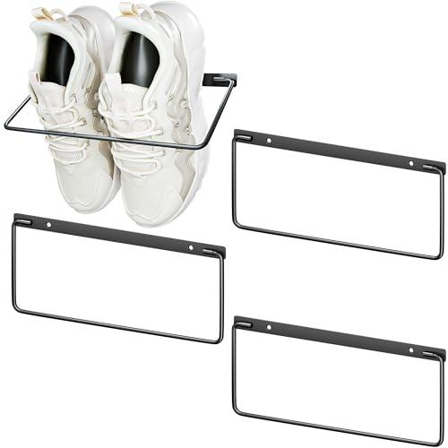 Chinpakden Foldable RV Shoe Rack, 4 Pack Wall Mounted Storage, Space Saving Hanging Organizer for Camping Travel.
