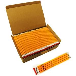 S & E TEACHER'S EDITION 360pcs Pre-sharpened Pencils with eraser top, No.2 pencils #2 HB pencil, Golf, Classroom, Pew, Back to school, 360 counts per box