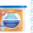 Arm & Hammer Fragrance Free Refillable Moisture Absorber and Odor Eliminator 14 oz. Tub