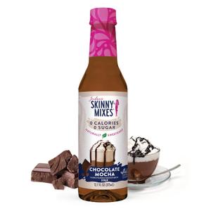 2 x Jordan's Skinny Mixes Syrups Sugar Free Syrup, Chocolate Mocha Syrup, 12.7 oz, Zero Sugar and Zero Calorie Flavoring for Coffee, Protein Shake, Cocktail or Mocktail Drinks and More, Naturally Sweetened Line (EXP 08/08/27)