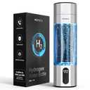 MOVOCA Upgrade Hydrogen Water Bottle, Up to 6400PPB Hydrogen Water Generator -SPE PEM Tech, 7 OZ Food-Grade PC Hydro Water Machine, Health Care Gifts for Husband, Wife, Family, Friends, Travel