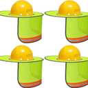4 Pack Full Brim Mesh Hard Hat Sun Shade Reflective Strip Sun Shield Visor