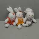 3 Pack Easter Plush Bunny Adorable Rabbit Stuffed Animals 16 Inch Doll Bunny Plush Easter Girls Gifts Room Decorations Birthday Gifts(Cute Style)