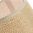 Lurrose Linen Fabric Lampshade, Bedside Lamp Shade, Household Hotel Light Table Desk Light Covers