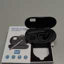 Bluetooth Headset V5.3, Wireless Bluetooth Earpiece with 600mAh Charging Case, 110H Playtime, Hands Free Headset for Cell Phone and Computer with Built-in Microphone for Work Trucker Office