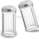 Thunder Up Parmesan Cheese Shaker 12 Oz, Plastic, for Pizza, Spice Shakers With Holes and Lids, Pepper Shaker (Pack of 2)