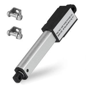 DC HOUSE Mini Electric Linear Actuator Stroke 2"Force 4.5 lbs12V | High-Speed 1.97"/secWeight 0.15KG Ideal for Intelligent Range Hood, Fan Blades, Cabinets, Window Opener, Robotics, Home Automation