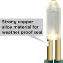 Brite Star 50 Lt Warm Glow Traditional Mini LED Lights, Multi, Green Wire