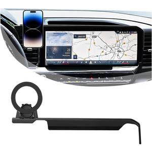 Car Phone Holder for 2022 2023 2024 2025 Chevrolet Silverado 1500/2500/3500 Accessories, Compatible MagSafe Phone Mount with 360 Rotation(13.4 inch Screen Fixed Clip)