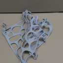 REVEX Silicone Dishwasher Net,Dishwasher Basket for Baby Items, Dishwasher Net with 6 Adjustable Hooks, Dishwasher Mesh to Cover Baby Bottle Dishwasher Basket.(Blue), 9.8"x14.5"