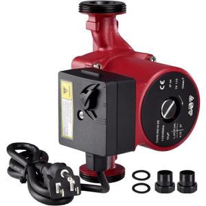 UP15-29SU, 59896775 Hot Water Circulator Pump 115V 1-1/2" to 1-1/4" Union Compatible with Grundfos Used for Radiant Heating, Hydronic Heating, Fan Coil Heating, Solar and Other System Types