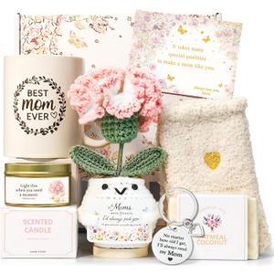 MHSMHL Mothers Day Gifts for Mom, Mothers Day Gift Basket, Best Mom Ever Gift, Moms Birthday Gifts from Daughter Son husband, Mama Gifts, Birthday Gifts Set Box for Mom Wife