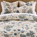 Lydia Palampore Embroidered Quilt King