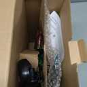 Bshine Hummingbird Solar Light Wind Spinner Outdoor Garden Decoration, Waterproof Garden Stake with Cracked Glass Ball, Gift for Mom, Lawn Ornaments for Pathway, Patio, Yard Decor Outdoor