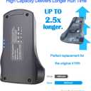 XSBT620 Battery XSBT600 for Shark IZ363HT IZ362H IZ163H IZ162H IZ376H IZ382H IZ377H Rocket Pet Pro/Pet Plus/Pet Power/PowerPro Flex Reveal Plus Cordless Stick Vaccum