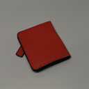Toughergun Wallet Women Rfid Blocking Small Compact Bifold Luxury Leather Pocket Wallet Ladies Mini Purse with ID Window (10 ReNapa Red Classic)