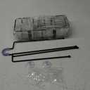 Epicano Shower Caddy Hanging, Anti-Swing Over Head Shower Caddy Rustproof with Hooks for Towels, Sponge and More, Matte Black