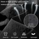 DHXYZZB Grooming Smock Waterproof Workwear Barber Jackets for Women Men, Nylon Professional Dog Groomer Smock Barber Apron (Black, M)