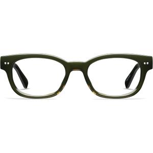 LOOK OPTIC Keaton Progressive Readers-Stylish Unisex Prescription Quality Glasses (Shiny Forest Green)