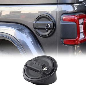 For Jeep JL Gas Cap Cover Locking Fuel Door Cover for 2018-2025 2026 Jeep Wrangler JL Sport Rubicon Sahara Willys & Unlimited 2-Door 4-Door